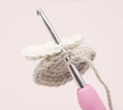 Asher the Ox Amigurumi Pattern step 3 - details and accessories