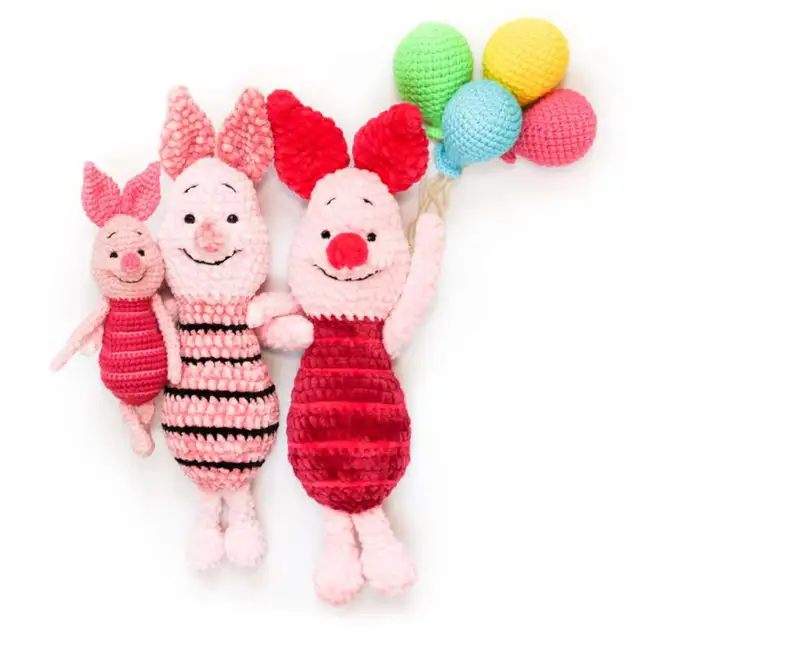 Free Intermediate crochet pattern: The Piglet Amigurumi Pattern - Easy to follow tutorial