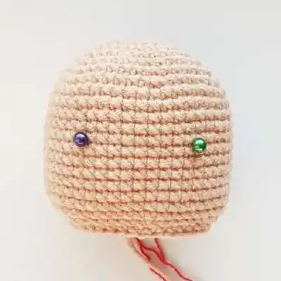 Grandpa Amigurumi Pattern step 4 - final assembly and finishing