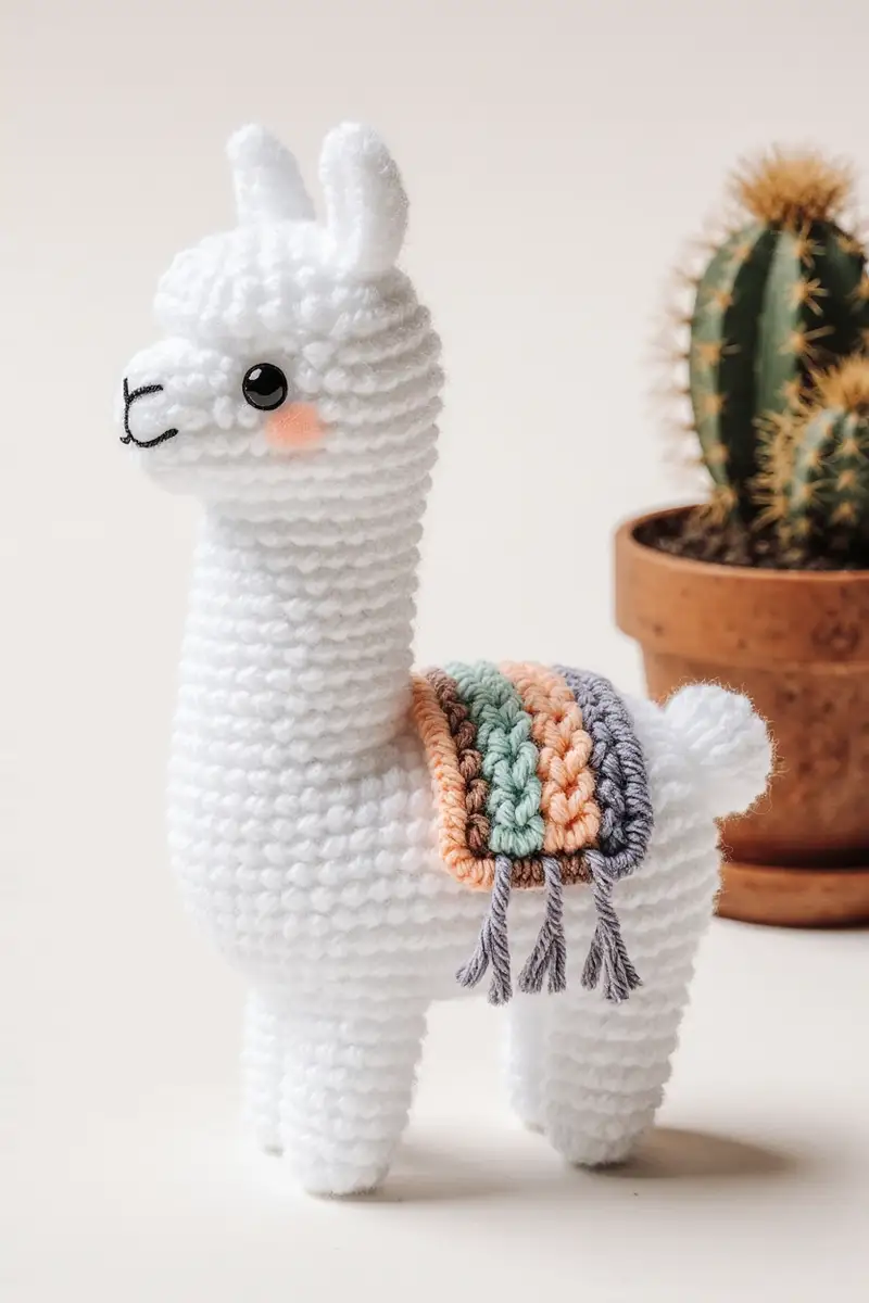 Free Advanced crochet pattern: Layla the Llama Amigurumi Pattern - Easy to follow tutorial