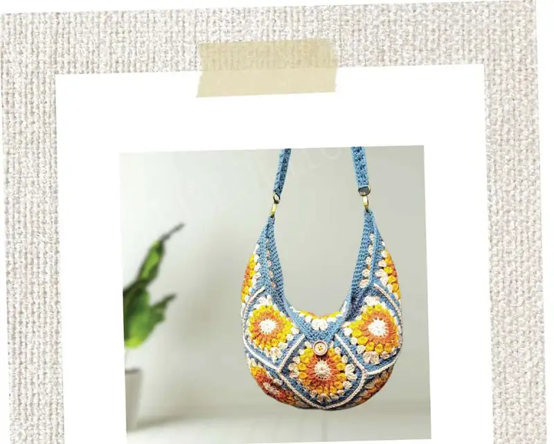 Free Intermediate crochet pattern: Molly Boho Bag Pattern - Easy to follow tutorial