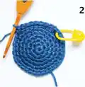 Peacock Amigurumi Pattern step 3 - details and accessories