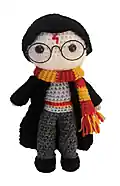 Harry Potter Amigurumi Pattern step 4 - final assembly and finishing