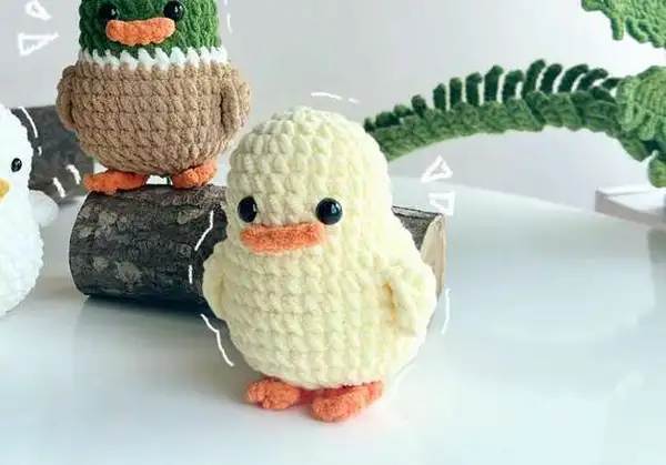 Duck No Sew Amigurumi Pattern