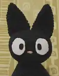 Jiji the Cat Amigurumi Pattern step 2 - assembly progress