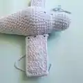 Plush Bonanza Beechcraft V-tail crochet pattern amigurumi pattern step 4 - final assembly and finishing