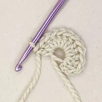 Dog Granny Square Crochet Pattern step 4 - final assembly and finishing
