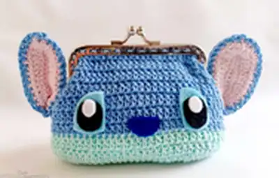 Lilo and Stitch Purse Amigurumi Pattern step 4 - final assembly and finishing