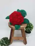 Rose Turtle Amigurumi Pattern step 1 - construction progress