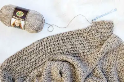 Habitat Cardigan Pattern step 2 - assembly progress