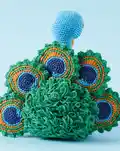 Proud Peacock Amigurumi Pattern step 3 - details and accessories