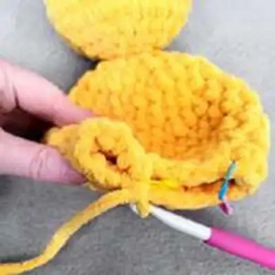 Pika the Electric Mouse Amigurumi Pattern step 3 - details and accessories