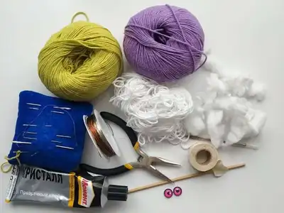 Snail Amigurumi Pattern step 2 - assembly progress