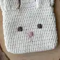 Bunny Bag Pattern step 2 - assembly progress