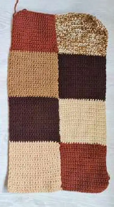 Patchwork Cardigan Pattern step 4 - final assembly and finishing