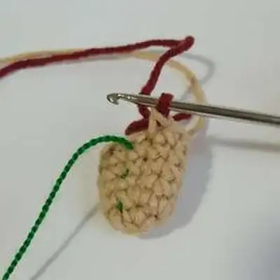 Three Wise Men Amigurumi Pattern step 2 - assembly progress