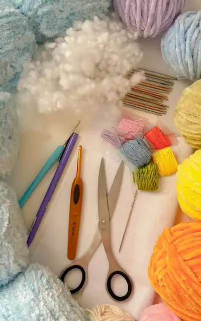 Cuddly Nessie Monster Amigurumi Pattern step 2 - assembly progress