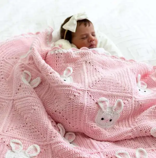 Bunny Baby Blanket Pattern
