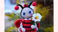 The Ladybug Amigurumi Pattern step 2 - assembly progress