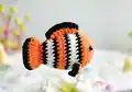 Clownfish (Nemo) Amigurumi Pattern step 1 - construction progress