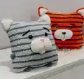 Pillow-Cat Amigurumi Pattern step 1 - construction progress