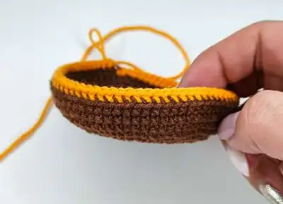 Pumpkin for Halloween Amigurumi Pattern step 3 - details and accessories