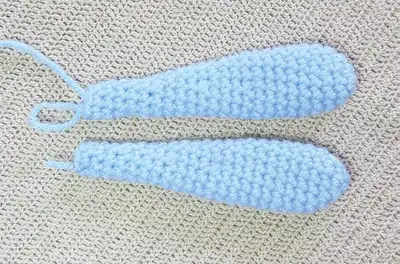 Bunny Amigurumi Pattern step 4 - final assembly and finishing