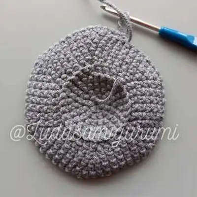 Lighthouse Stacking Toy Amigurumi Pattern step 2 - assembly progress