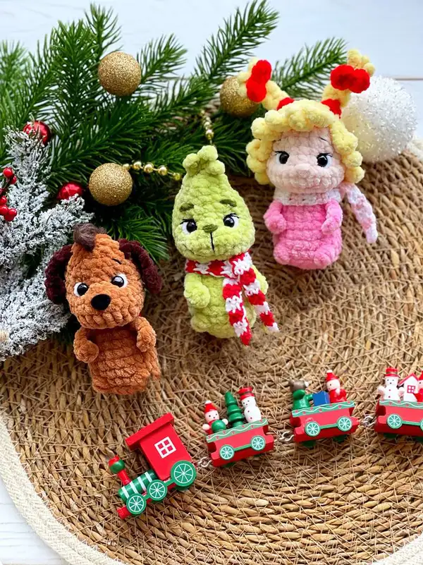 Grinch and his friends Amigurumi Pattern