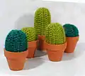 Cactus Amigurumi Pattern step 3 - details and accessories