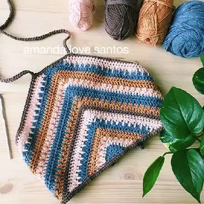 Pura Vida Halter Pattern step 2 - assembly progress