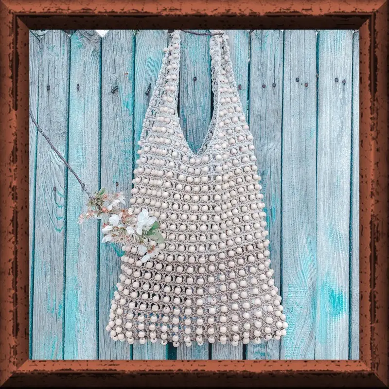 Free Beginner Friendly crochet pattern: Bag with beads Amigurumi Pattern - Easy to follow tutorial