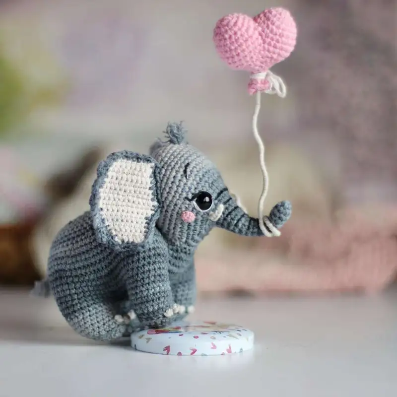 Free Intermediate crochet pattern: Elephant Elf Amigurumi Pattern - Easy to follow tutorial