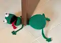 CROCHET FROG DOOR-STOPPER Amigurumi Pattern step 1 - construction progress