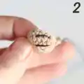 Tuk Tuk Armadillo Amigurumi Pattern step 2 - assembly progress