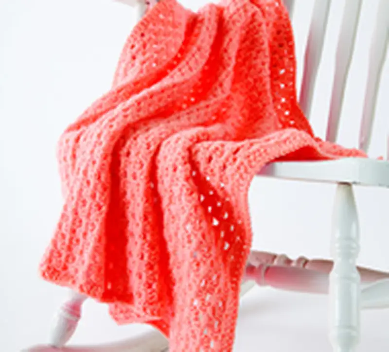 Free Beginner Friendly crochet pattern: Easy Peasy Crochet Baby Blanket Pattern - Easy to follow tutorial