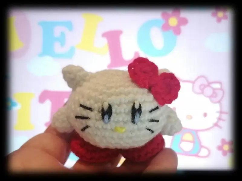 Free Beginner Friendly crochet pattern: Kirby Hello Kitty Amigurumi Pattern - Easy to follow tutorial