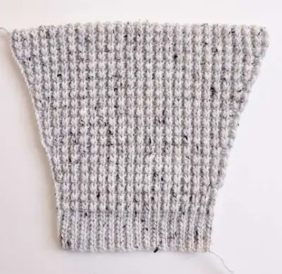 Textured Ribbed Sweater Pattern step 3 - details and accessories
