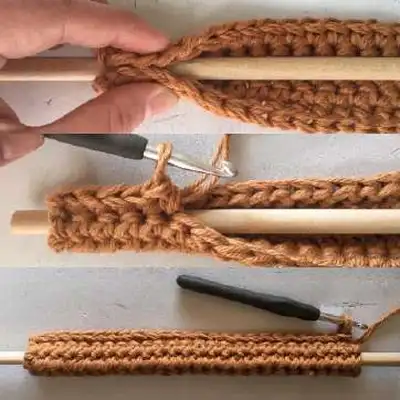 The Boho Book Nook Pattern step 4 - final assembly and finishing