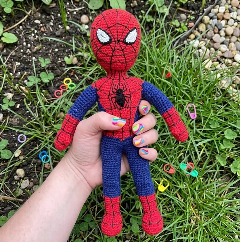 Free Intermediate crochet pattern: Spiderman Amigurumi Pattern - Easy to follow tutorial