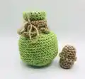 Magic Potion Amigurumi Pattern step 1 - construction progress