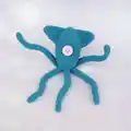 Squid Coraline Amigurumi Pattern step 1 - construction progress