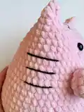 Cute Cat Amigurumi Pattern step 2 - assembly progress
