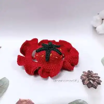 Fruits Hat Pet Amigurumi Pattern step 3 - details and accessories