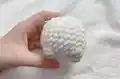 The Little Sheep Amigurumi Pattern step 2 - assembly progress