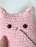 Cute cat Amigurumi Pattern step 3 - details and accessories