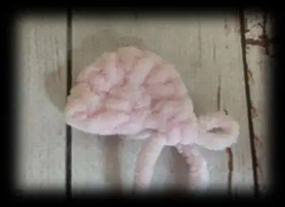 Plush Backpack Unicorn Amigurumi Pattern step 2 - assembly progress