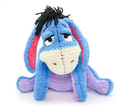 Dreamy Donkey Amigurumi Pattern step 3 - details and accessories