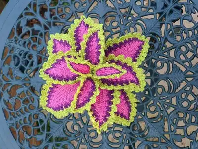 Watermelon Coleus Pattern step 4 - final assembly and finishing