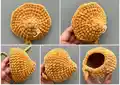 LION HAND PUPPET Amigurumi Pattern step 3 - details and accessories